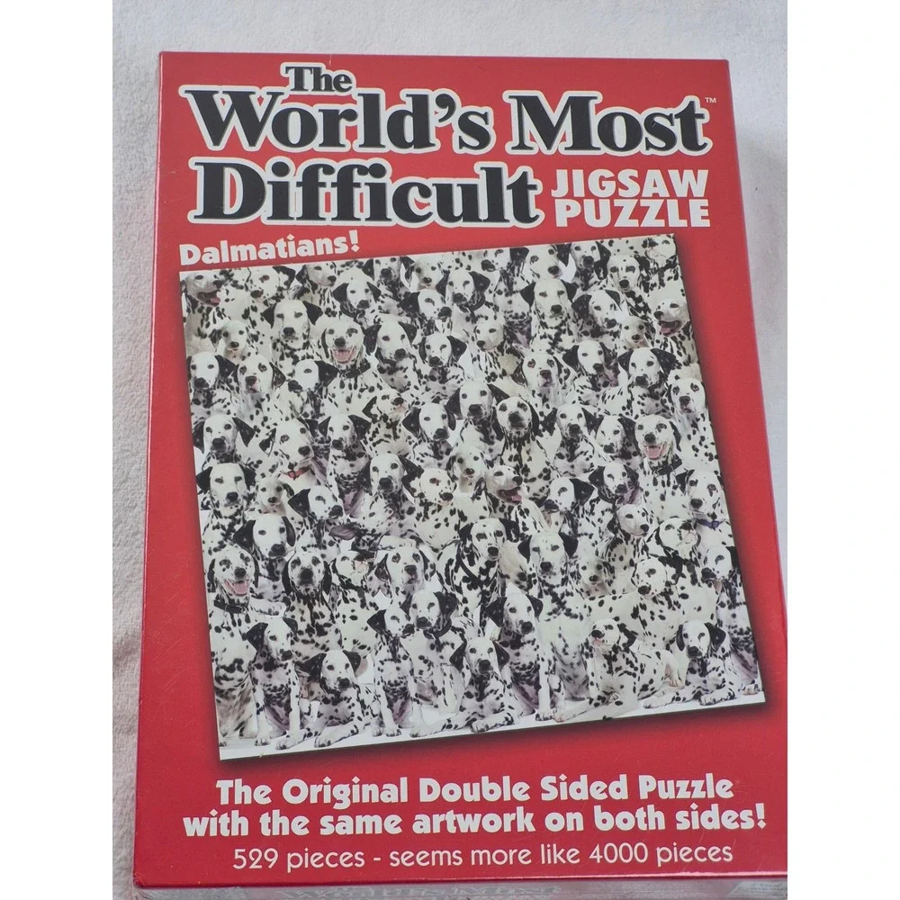 Paul Lamond Games Jigsaw Puzzle Unisex OS‎ Red New Dalmatians Double Sided 529pc